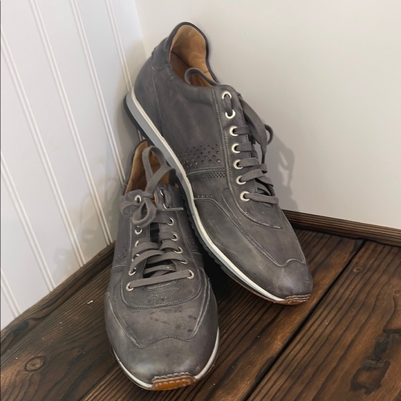 Cristian Magnanni Men's Gray Casual Sneakers - Picture 1 of 9